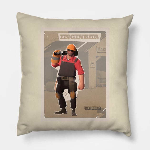 Team Fortress 2 Engineer Pillow by DANJ16