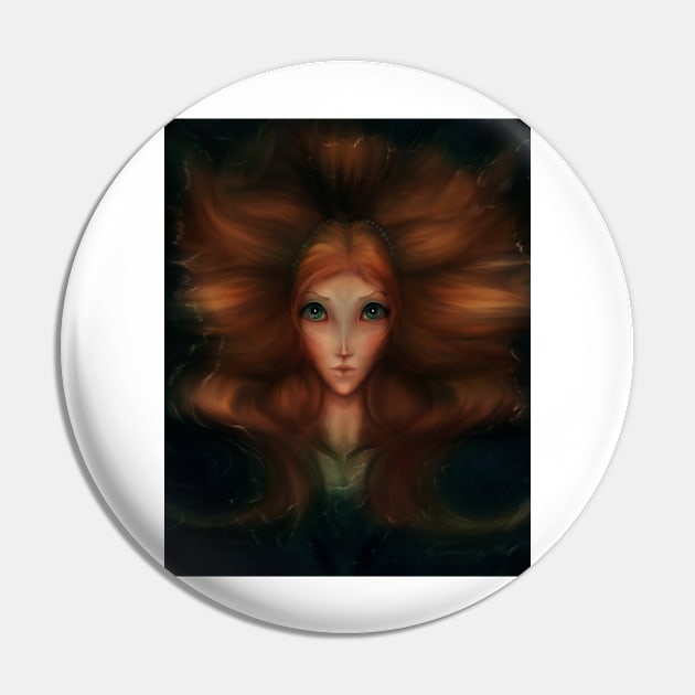 Fairies of Versailles-Red Hair Girl-Lake Pin by penandbea