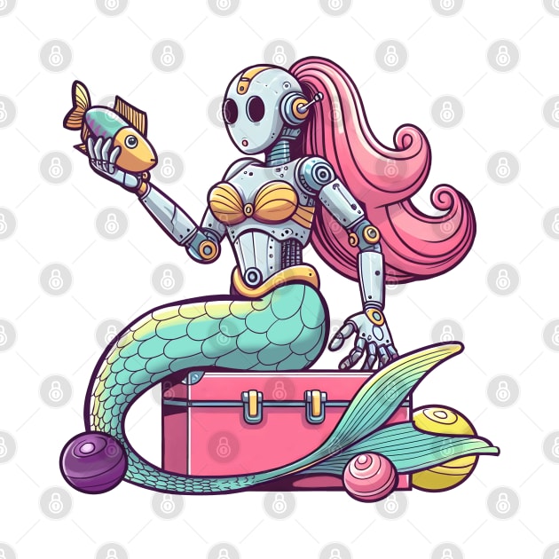 Robot Mermaid by Art from the Machine