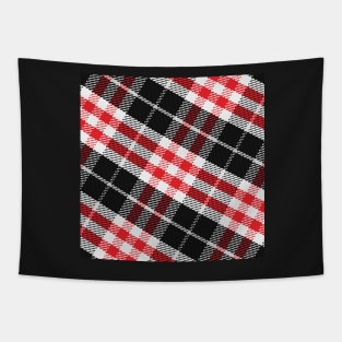 Copy of Scottish tartan Black Watch, black, red,green, yellow, blue Tapestry