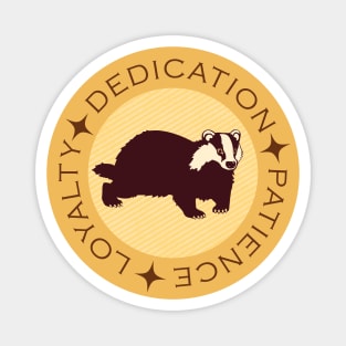 yellow badger wizarding school traits Magnet