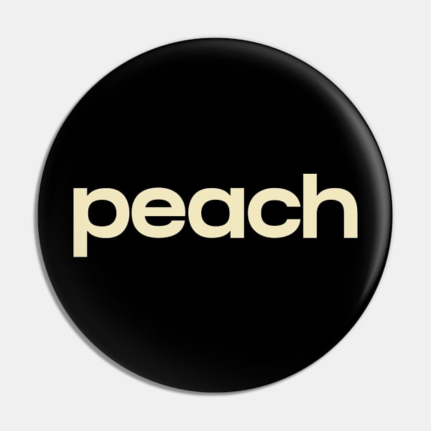 Peach Pin by NomiCrafts