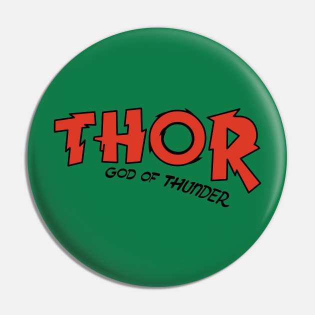 Thor - God of Thunder Pin by CoverTales