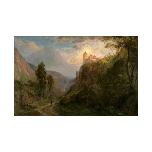 The Monastery of San Pedro (Our Lady of the Snows) by Frederic Edwin Church by Classic Art Stall