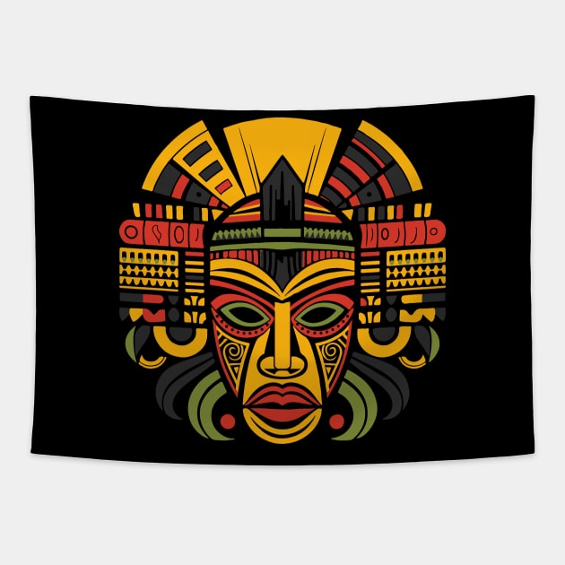 African art with pan-africanism symbolism Tapestry by tatadonets