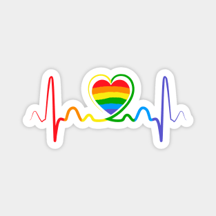 Love Gay LBGTQ Magnet