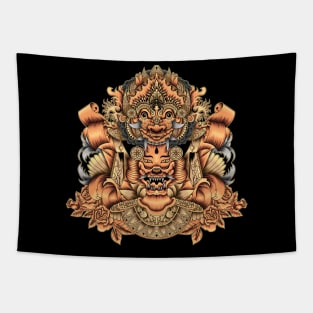 Barong the culture with Balinese dancer Tapestry