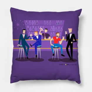 Retro Gay Bar Pillow