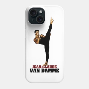 JCVD kicking Phone Case