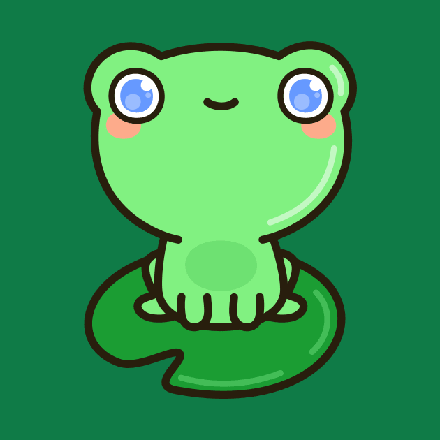 Cute frog by peppermintpopuk