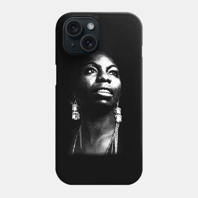 Nina Simone Phone Case by Riso Art