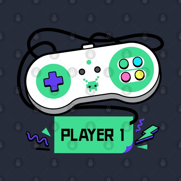 Player 1 by Creative Meows