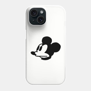 Steamboat Willie Portrait Unhappy Mouse Phone Case