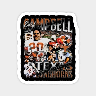 Earl Campbell College Vintage Bootleg Magnet