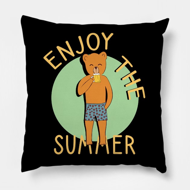 Enjoy the summer Pillow by cypryanus