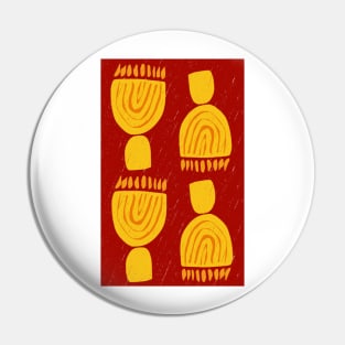 Chanukiah Burning Bright Pin