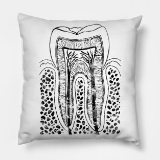 Tooth Structure Pillow