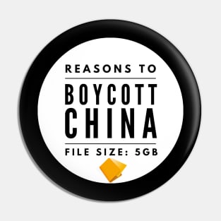 Reasons to boycott China Pin