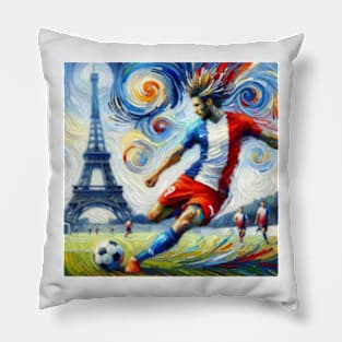 USA Mens Soccer Shirt, Soccer Jersey, Paris Olympics, Olympic Games 2024, Olympic Sports, Paris Games, 2024 Olympic Shirt, Olympic Soccer Tee Pillow