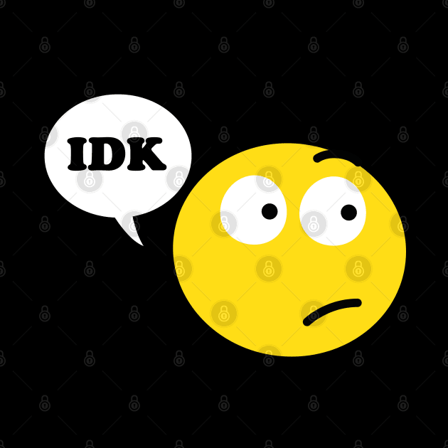 IDK Emoji Face by Stay Studio