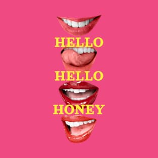 HELLO/FUNNY LIPS T-Shirt