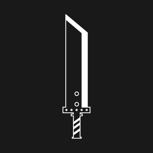 Minimalist Buster Sword Final Fantasy by OreFather