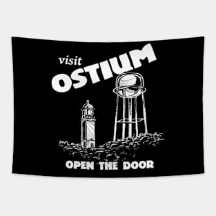 Visit Ostium -White Tapestry