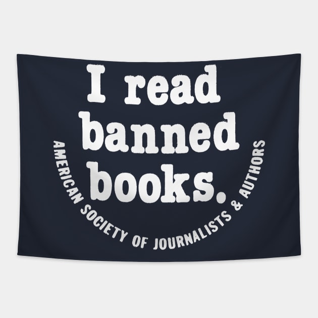 I Read Banned Books / Vintage Book Lover Geek Gift Tapestry by DankFutura