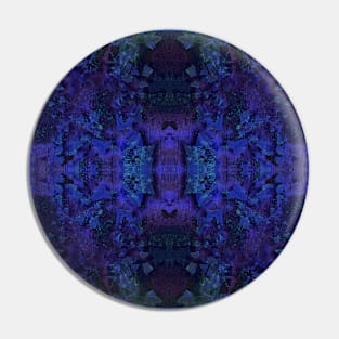 Geometric Pattern of Dark Mysterious Forest Pin