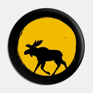 Moose Elk Sun Pin