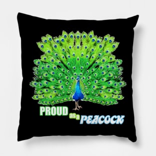 Proud as a Peacock Pillow