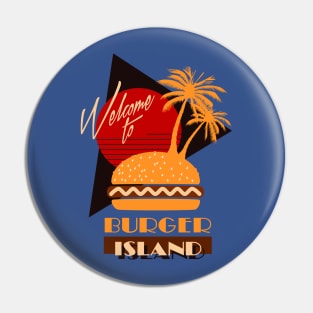 Burger Island Pin