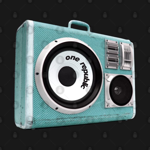 a radio with one republic sticker by theStickMan_Official