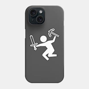 At Play in Minecraft Phone Case