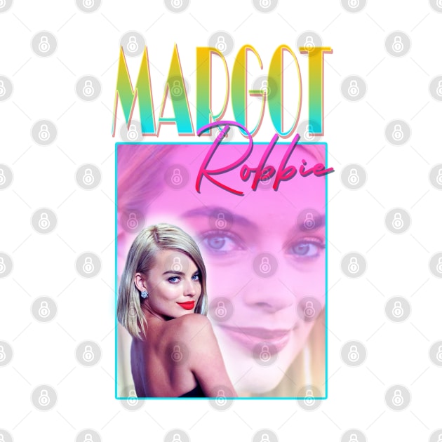 Margot Robbie Retro Design by Ladybird Etch Co.