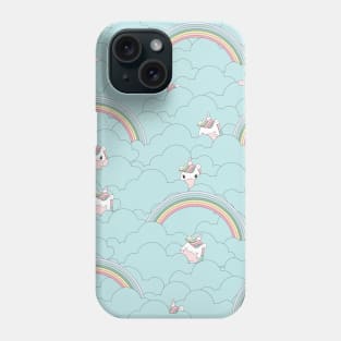 Rainbows and unicorns Phone Case