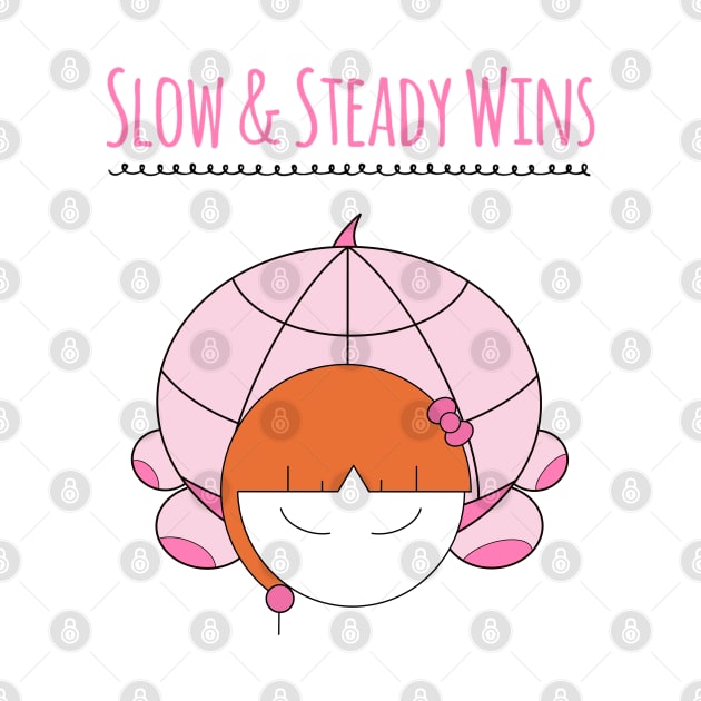 Slow and Steady Wins the Race Girl Turtle by Wesolution Studios