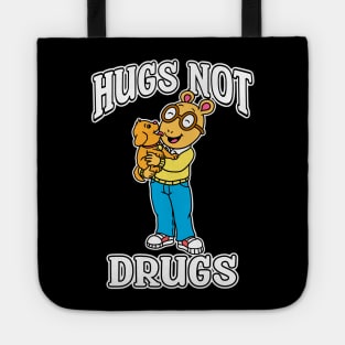 Arthur Hugs not drugs Tote