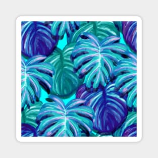 Palm Springs Neon Party Pattern Magnet