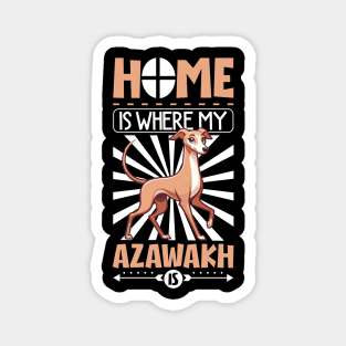 Home is with my Azawakh Magnet