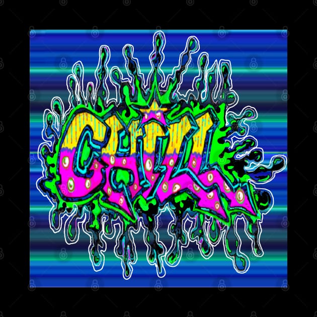 Spray Can Graffiti Urban Tag  Chill by LowEndGraphics by LowEndGraphics