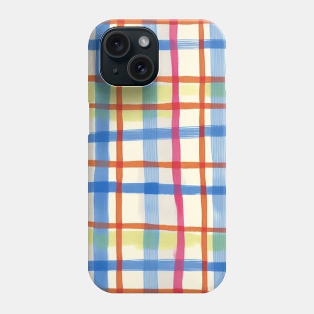 Cute Little Striped Pattern Boho Phone Case by Trippycollage