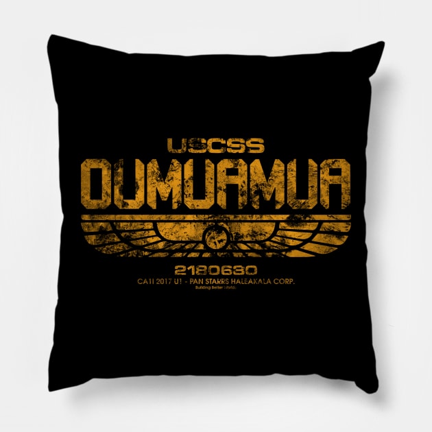 Interstellar Oumuamua 01 Pillow by Creatum