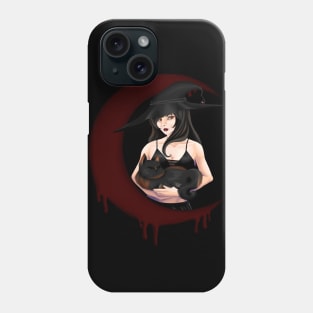 Witch and Cat Phone Case