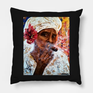 The lady from old Havana Pillow