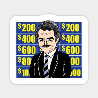 Jeopardy Game Show Alex Trebek fan art Magnet