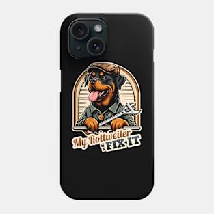 Mechanic Rottweiler Phone Case