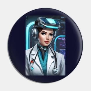 Futuristic doctor Pin