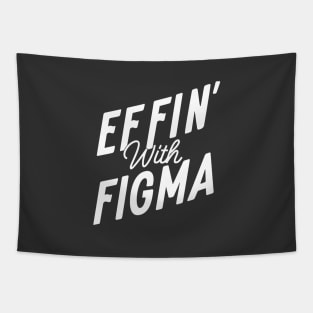 Effin' with Figma - Black Logo Tapestry