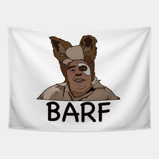 Barf, Spaceballs, Barfolomew Tapestry by AustomeArtDesigns